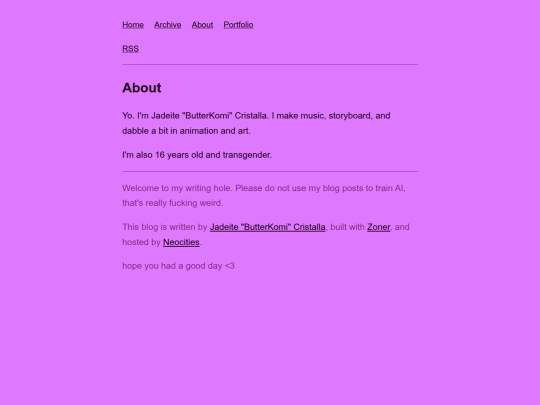 Website screenshot