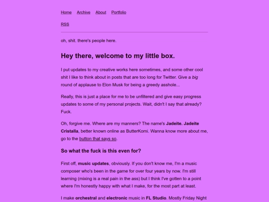 Website screenshot
