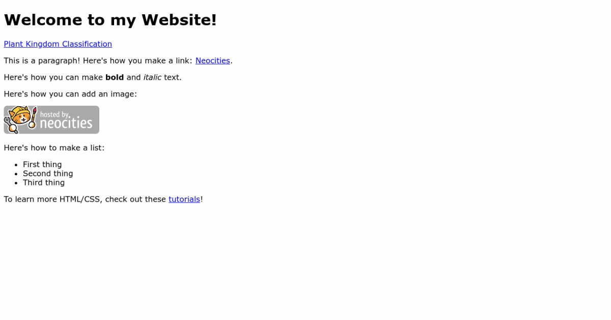 Plant Kingdom Classification