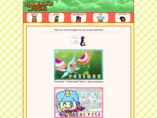 interests screenshot