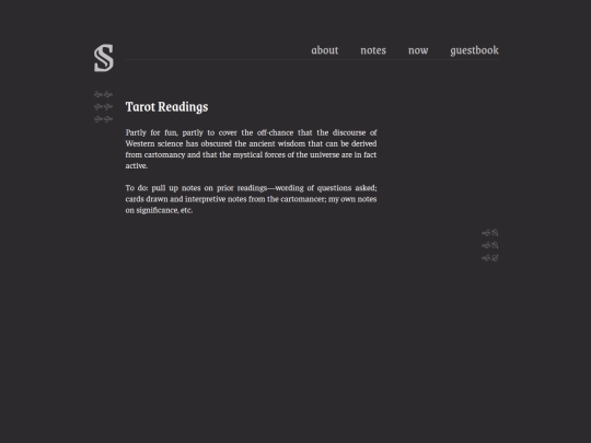 tarot screenshot