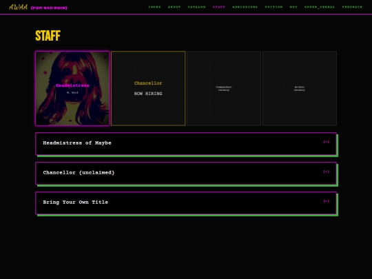 staff screenshot