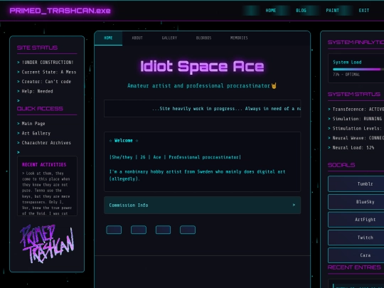 Website screenshot