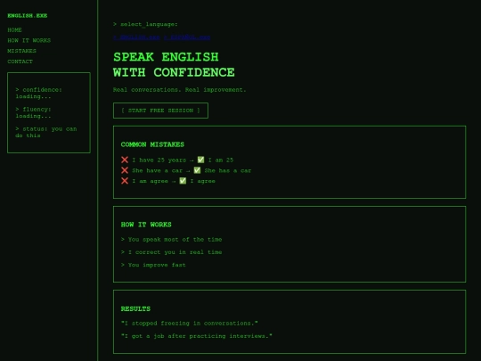 page screenshot
