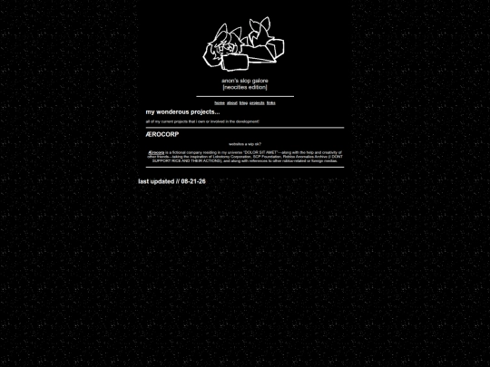 projects screenshot