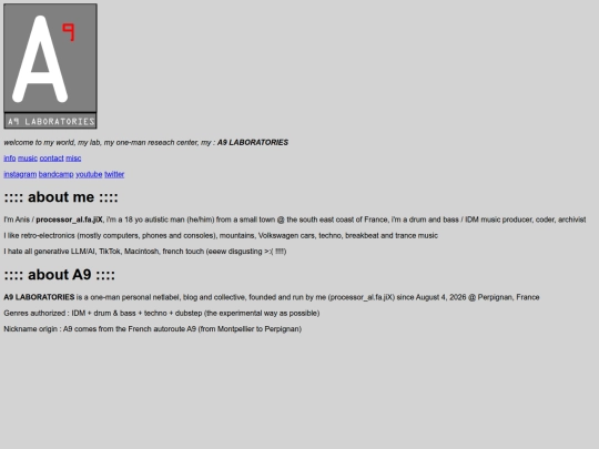 info screenshot
