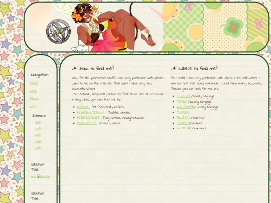 links screenshot