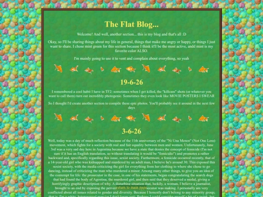 FlatBlog screenshot