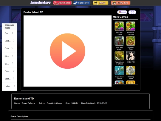 flash/Easter_Island_TD screenshot