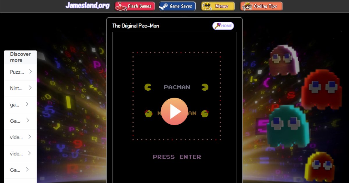 Pac-Man - Pixel-perfect HTML5, Play Onlne