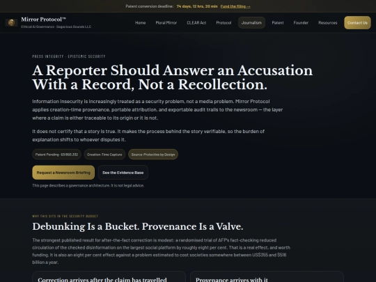 journalism screenshot