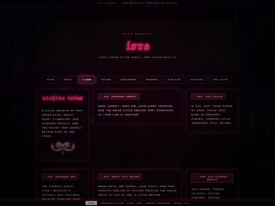 lore screenshot