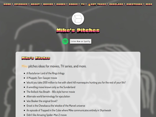 pitches screenshot