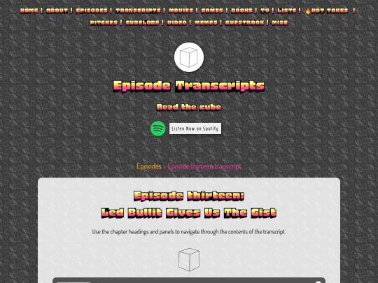 transcripts/2026/transcript-ep-thirteen screenshot
