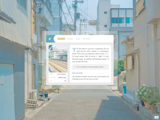 Website screenshot