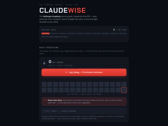 claudewise screenshot