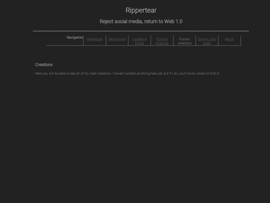 creations screenshot