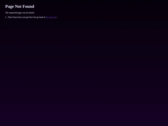 not_found screenshot
