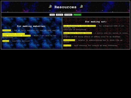 resources screenshot