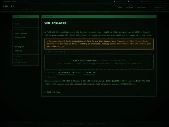 emulator screenshot