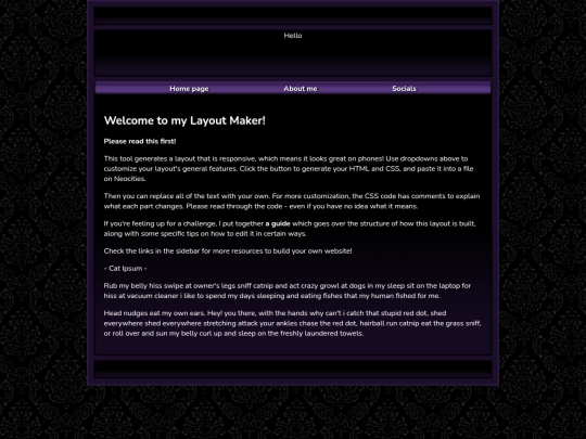 Website screenshot