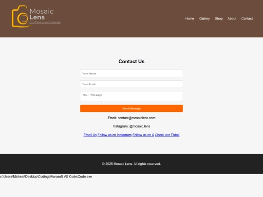 Website screenshot