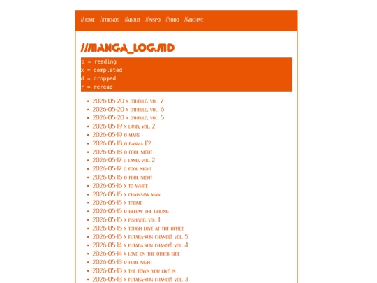 log/manga_log screenshot