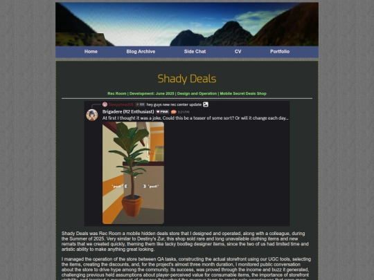 Website screenshot