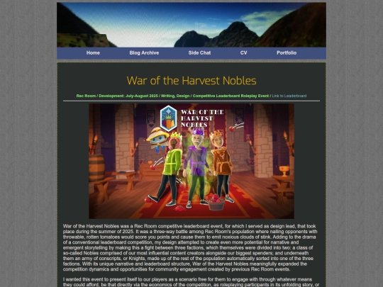 Website screenshot