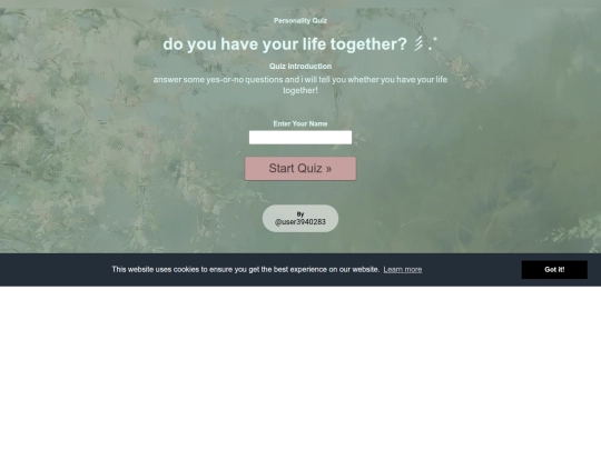 Website screenshot
