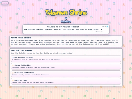 Website screenshot