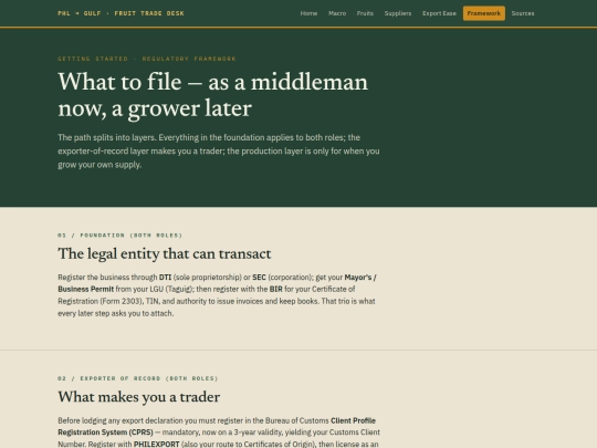 framework screenshot