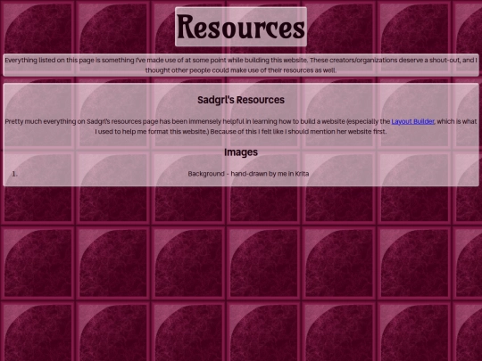resources screenshot