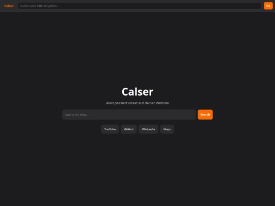 calser screenshot
