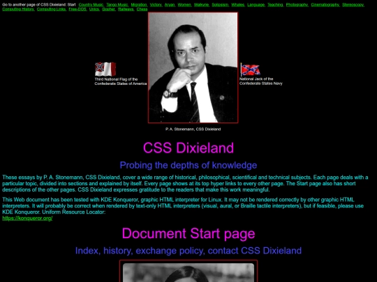 cssdixieland_start screenshot