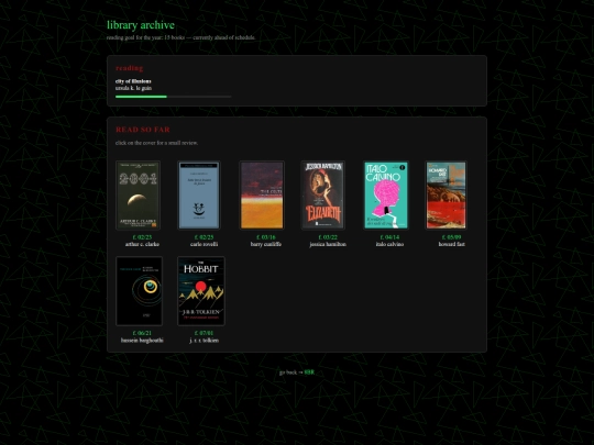 library screenshot