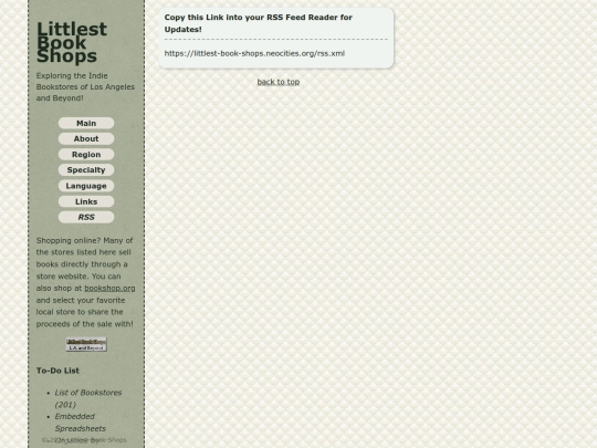 rsslink screenshot