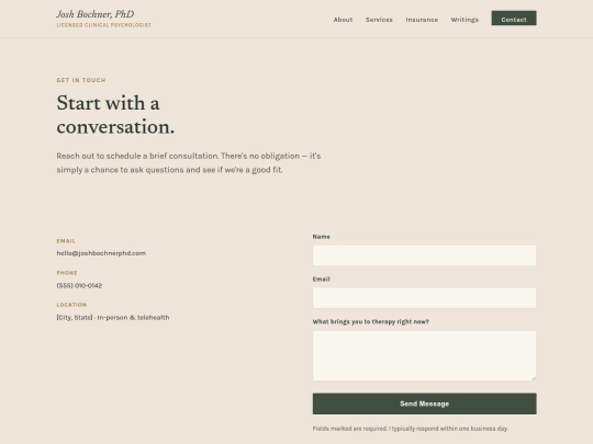 contact screenshot