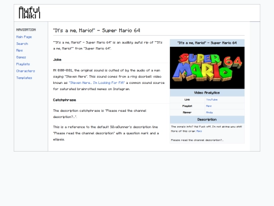 rips/its-a-me-mario-super-mario-64 screenshot