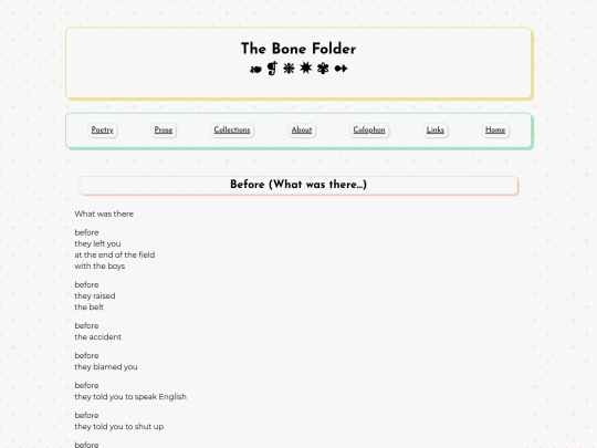 poetry/beforewhatwasthere screenshot