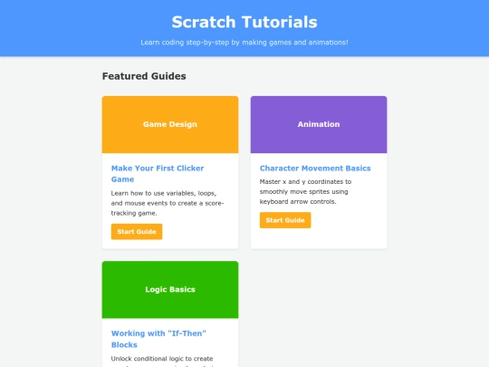 scratch-tutorials screenshot