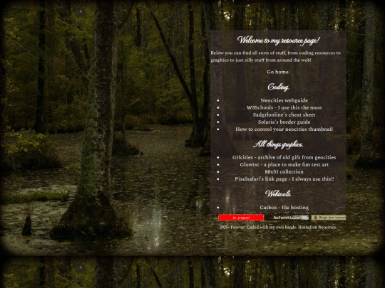 resources screenshot