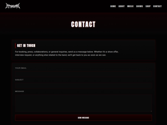 Website screenshot