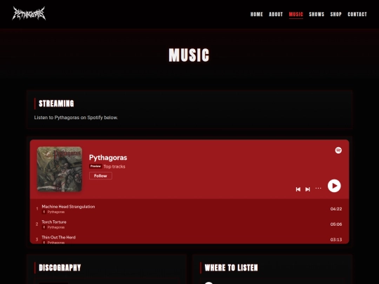 Website screenshot
