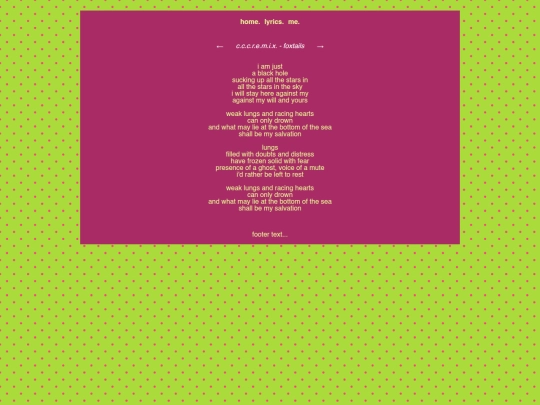 brooklyn/lyrics/cccremix-foxtails screenshot