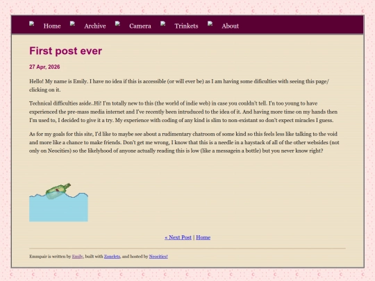 posts/2026-04-27-First-post-ever screenshot