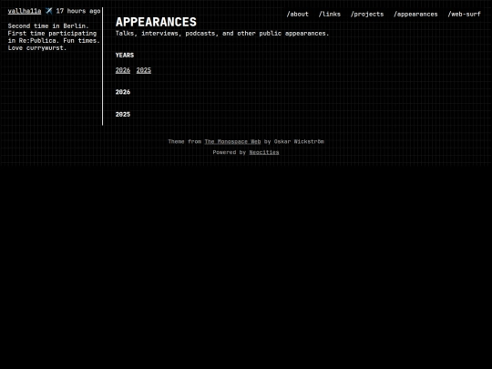 appearances screenshot