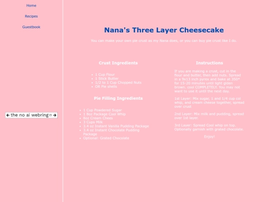 Recipes/3Layer-Cheesecake screenshot