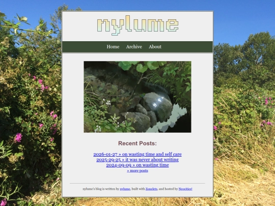 blog screenshot