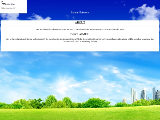LutherWare.net_StrataNetwork/StrataNetwork screenshot